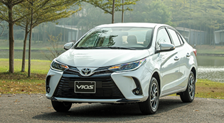 Toyota Vios là mẫu xe Toyota bán chạy nhất trong tháng 4