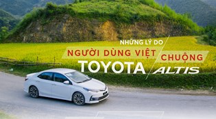 Những lý do người Việt chuộng Toyota Altis