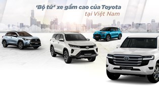 "Bộ tứ" xe gầm cao của Toyota tại Việt Nam