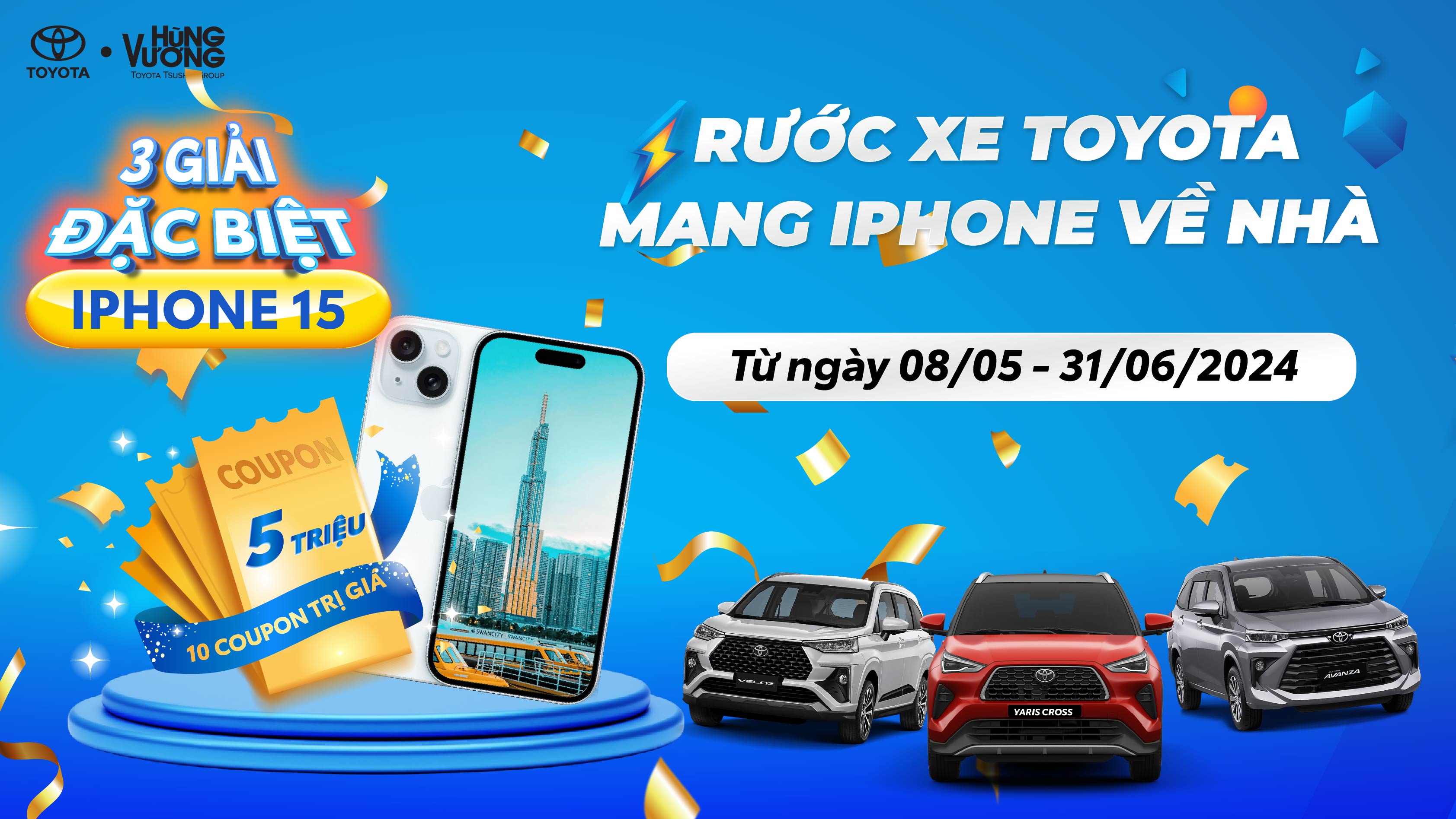  “RƯỚC XE TOYOTA MANG IPHONE VỀ NHÀ” TẠI TOYOTA HÙNG VƯƠNG