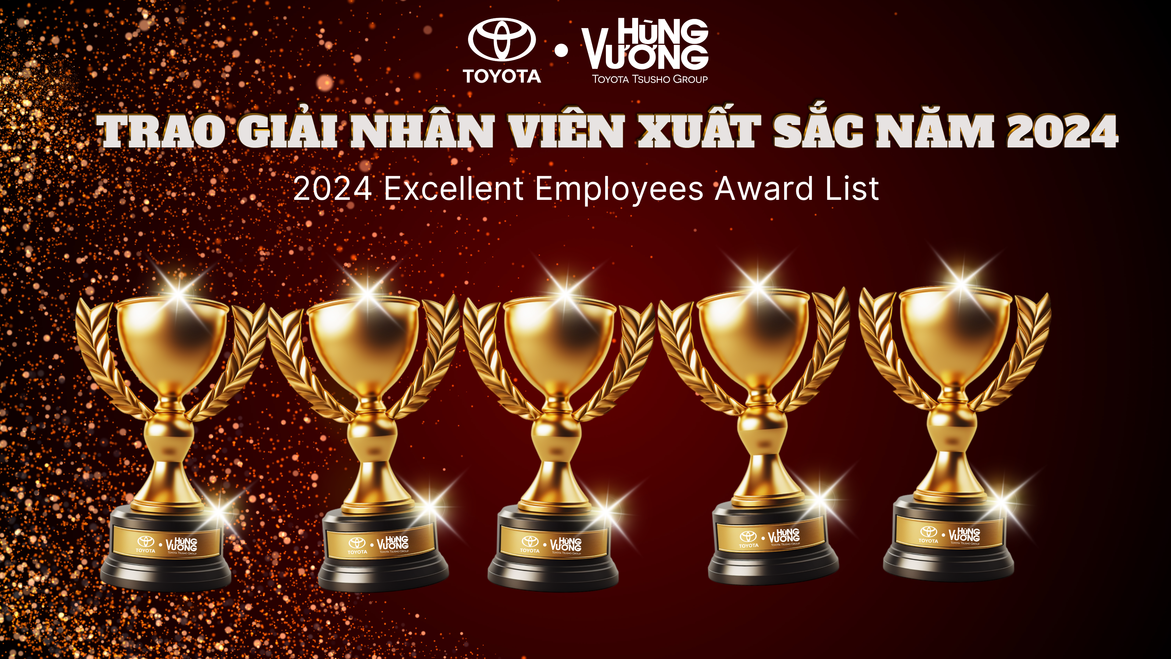 VINH DANH CÁ NHÂN XUẤT SẮC NĂM 2024