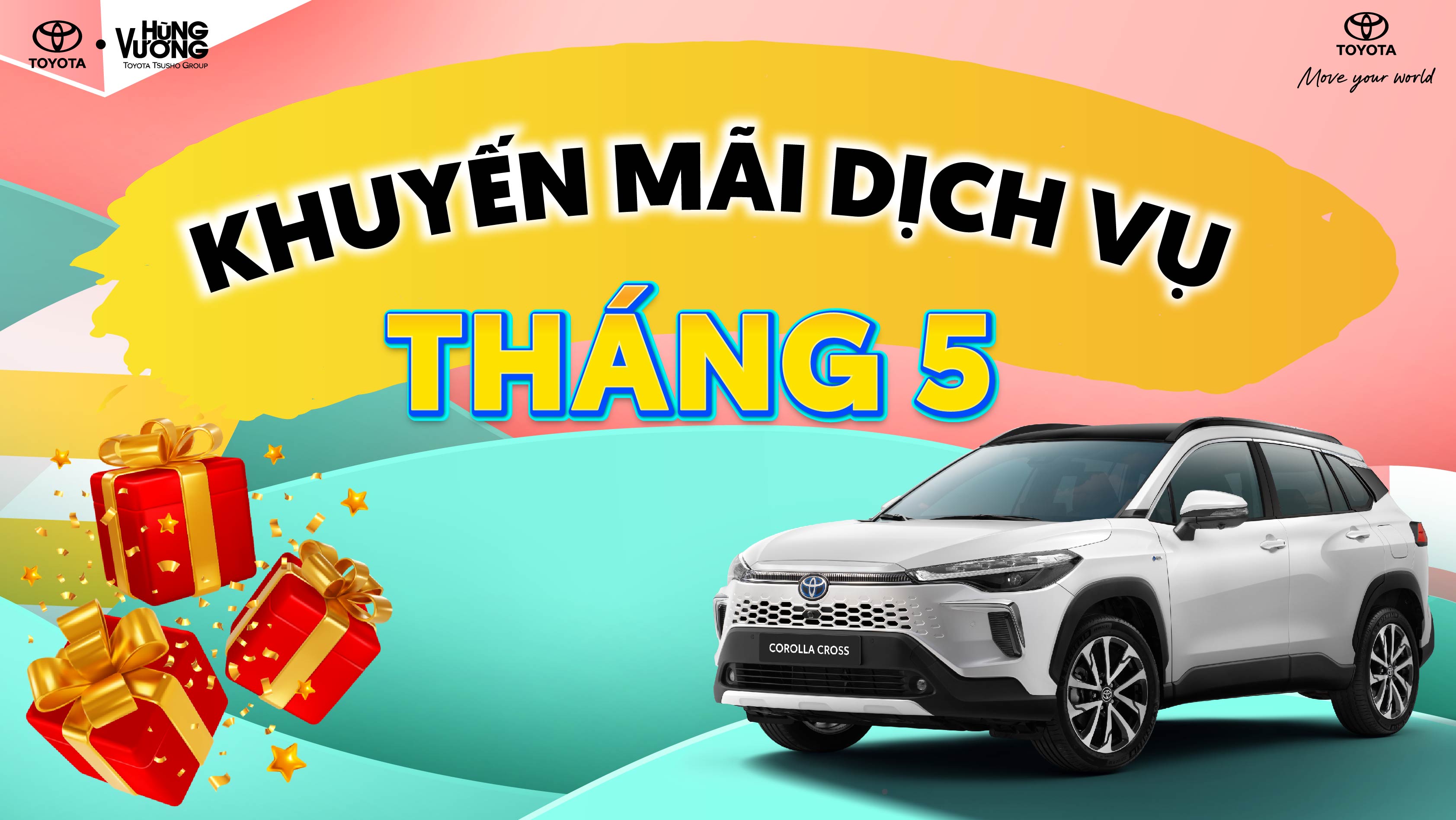 THÁNG 5 SÔI ĐỘNG, ƯU ĐÃI TƯNG BỪNG TẠI TOYOTA HÙNG VƯƠNG